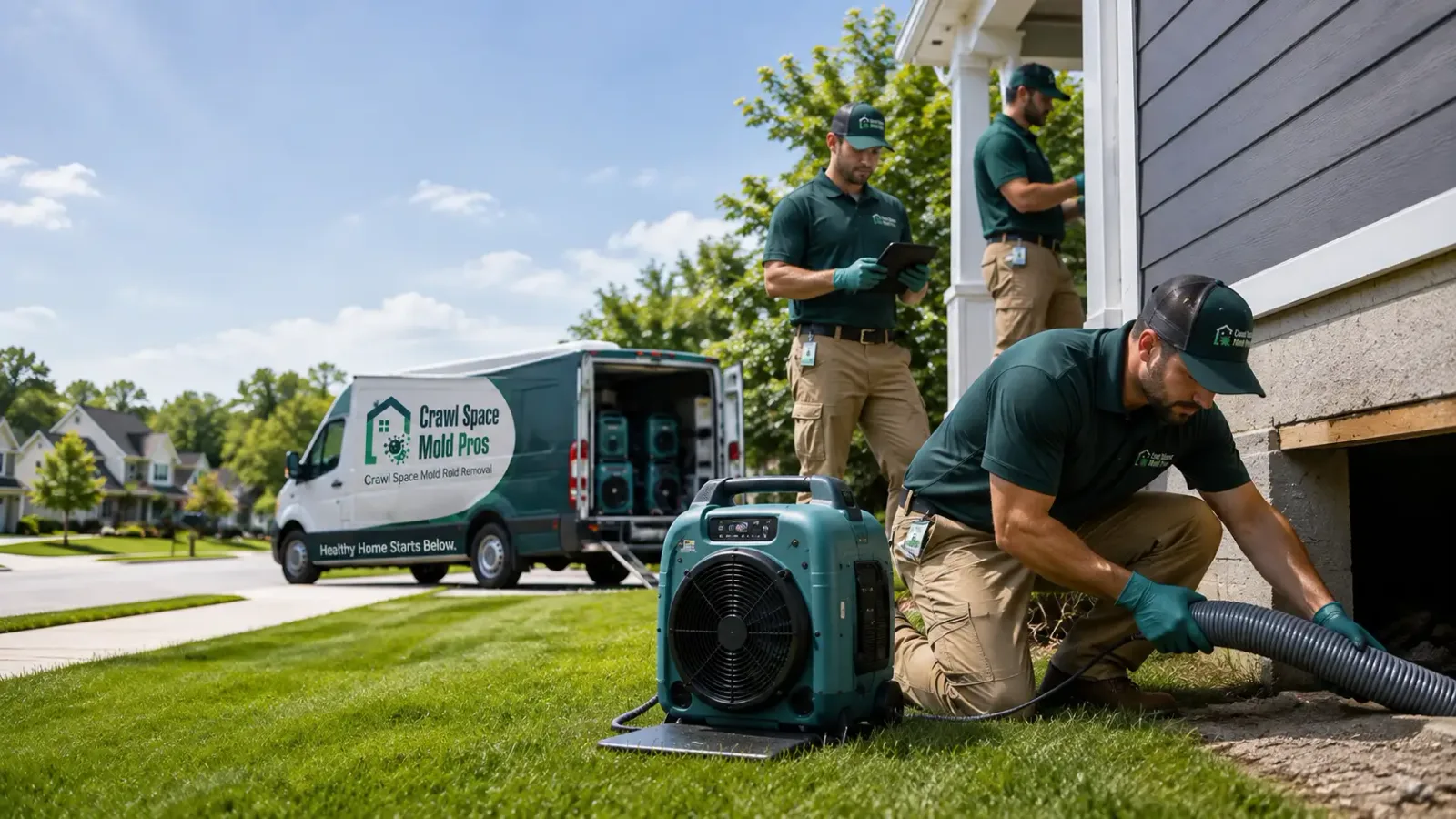 Crawl Space Mold Removal in Rockville, RI